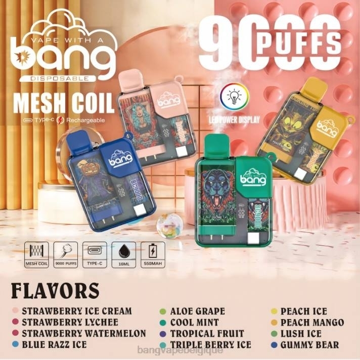 Bang Vape Box BC9000 prérempli 16 ml - D4XL6 Bang Box Vape Review jetable