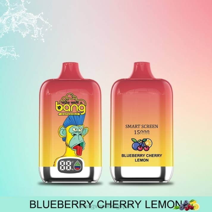 Bang Vape Digital Smart Screen 15000 bouffées 25ml - D4XL11 Vape Gang Belgique jetable