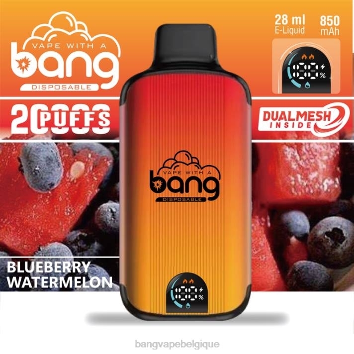 Bang Vape Digital Smart Screen 20000 bouffées - D4XL3 Bang Vape Bruxelles jetable