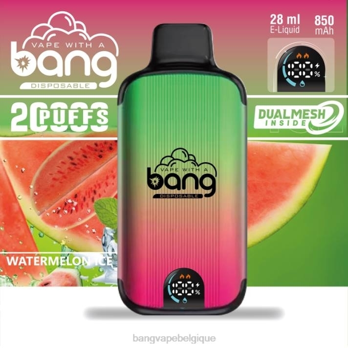 Bang Vape Digital Smart Screen 20000 bouffées - D4XL3 Bang Vape Bruxelles jetable