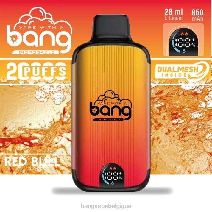 Bang Vape Digital Smart Screen 20000 bouffées - D4XL3 Bang Vape Bruxelles jetable