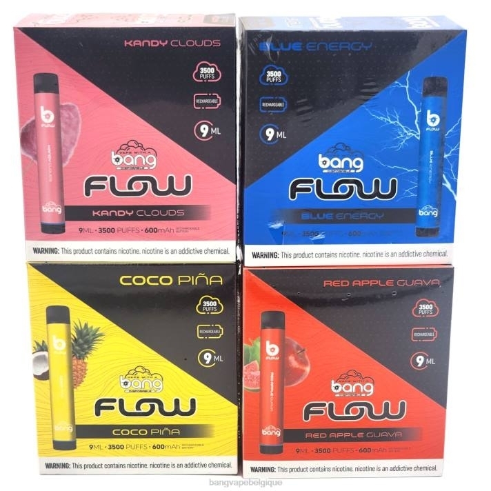 Bang Vape Flow 3 500 bouffées (boîte de 10) - D4XL37 Bang Vape Review jetable