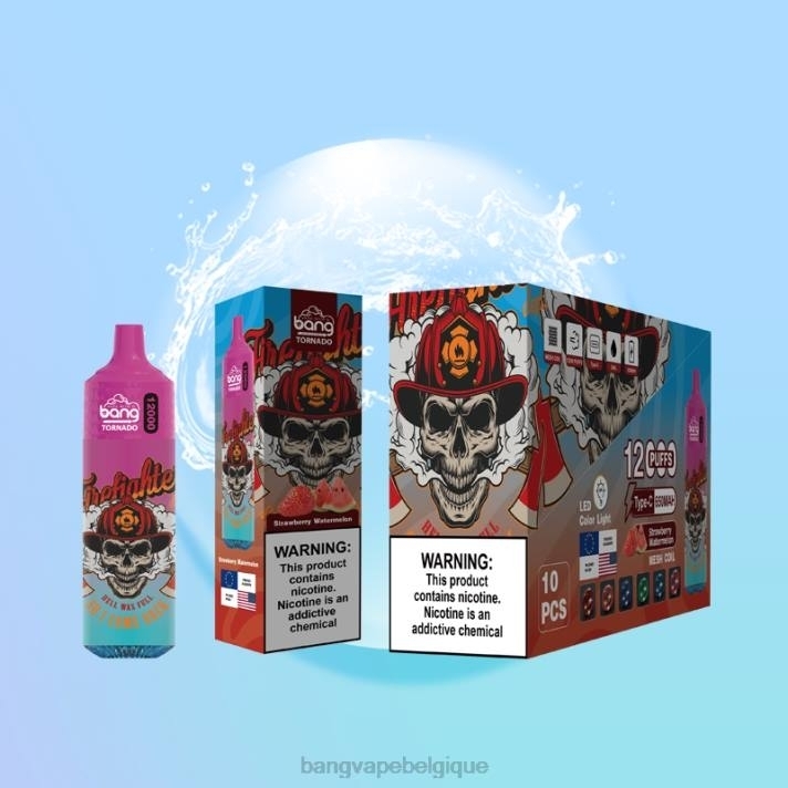 Bang Vape Tornado 12 000 bouffées avec LED et bobine de maille - D4XL4 Vape Gang Shop jetable