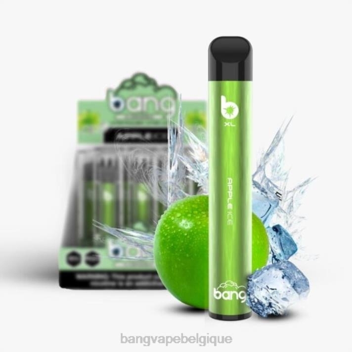 Bang Vape XL jetable - D4XL27 Bang Vape Review glace aux pommes