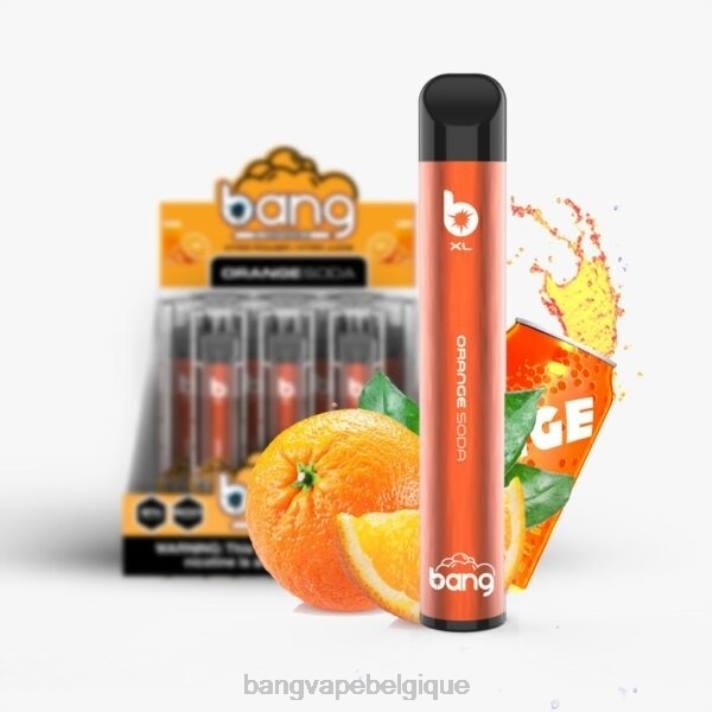 Bang Vape XL jetable - D4XL32 Bang Vape Belgique soda à l'orange