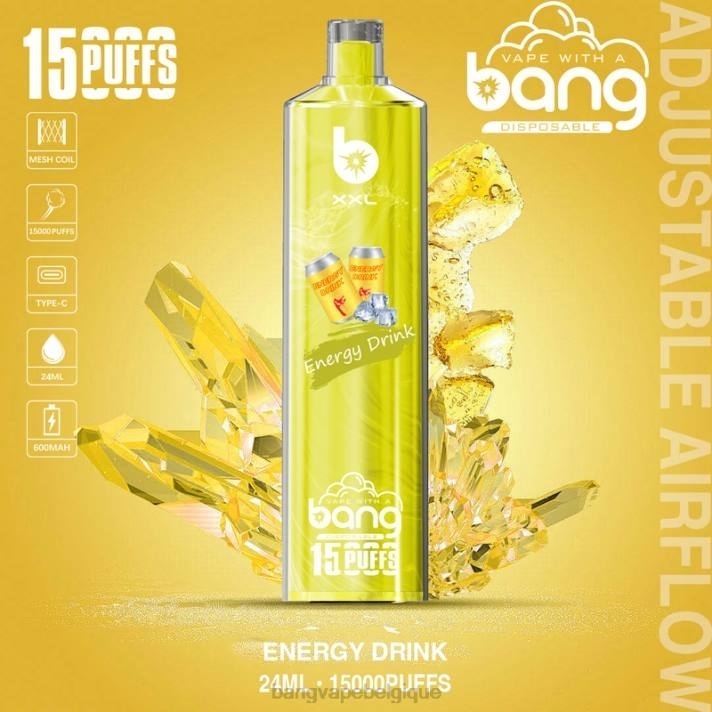Bang Vape XXL 15000 bouffées - D4XL2 Bang Vape Belgique jetable