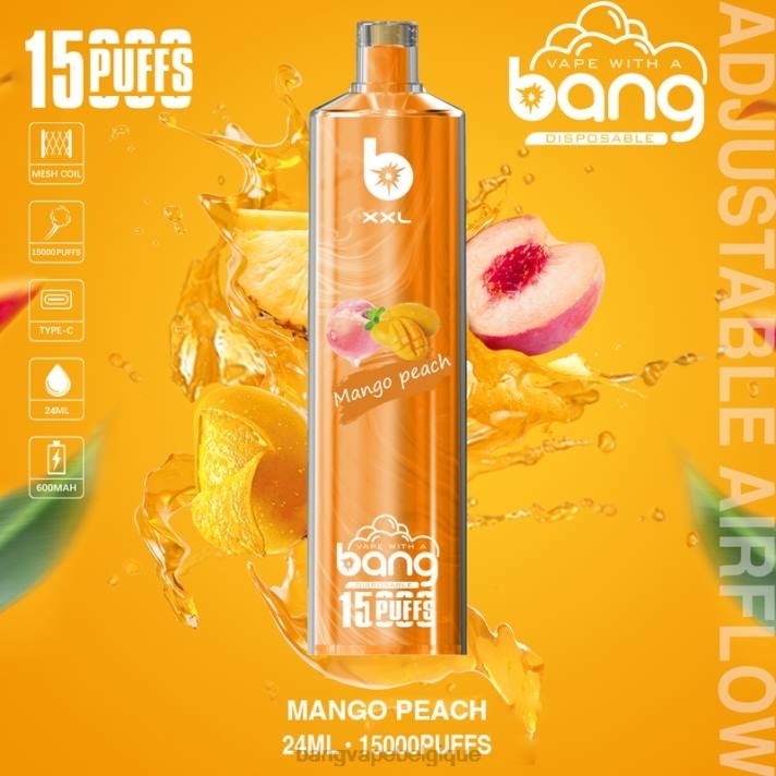 Bang Vape XXL 15000 bouffées - D4XL2 Bang Vape Belgique jetable