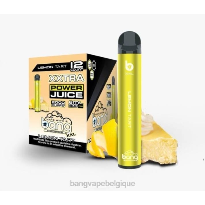 Bang Vape XXL 2000 bouffées - D4XL19 Bang Vape Xxl Review tarte au citron